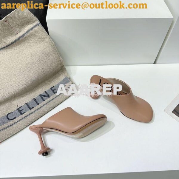 Replica Loewe Toy mule in goatskin L814379 7cm 10cm 9