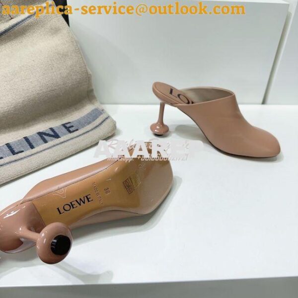 Replica Loewe Toy mule in goatskin L814379 7cm 10cm 11