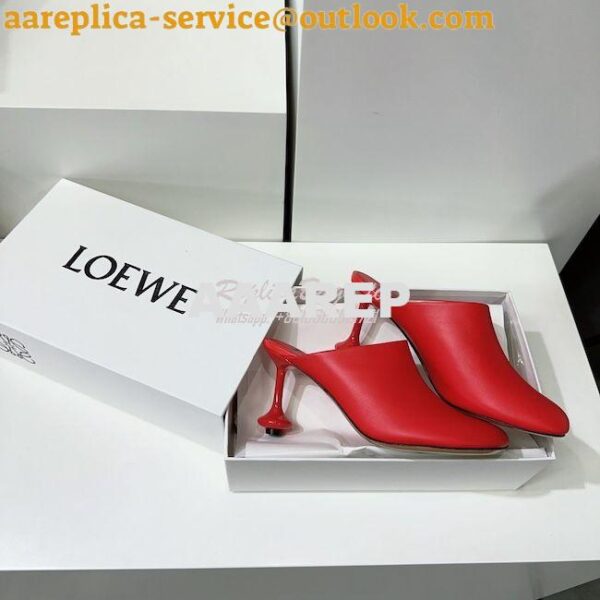 Replica Loewe Toy mule in goatskin L814379 7cm 10cm 21