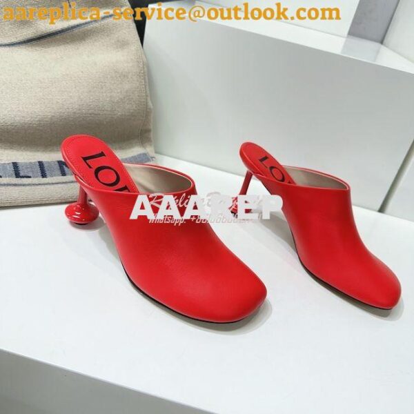 Replica Loewe Toy mule in goatskin L814379 7cm 10cm 24
