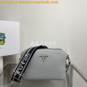 Replica Prada New Medium Camera leather bag 1BH082 Cornflower