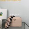 Replica Prada New Medium Camera leather bag 1BH082 White 2