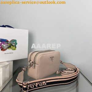 Replica Prada New Medium Camera leather bag 1BH082 Water Lily 2