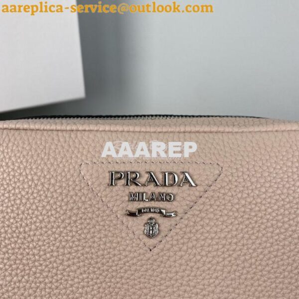 Replica Prada New Medium Camera leather bag 1BH082 Water Lily 5