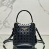 Replica Prada Padded Nappa Leather Handbag 1BA315 Violet