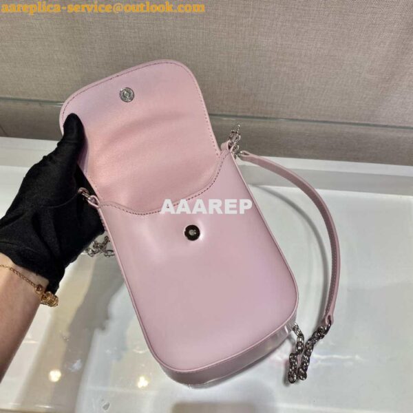 Replica Prada 1BH185 Mini Cleo BRUSHED Leather Pink 7