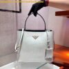 Replica Prada Panier Saffiano Leather Bag 1BA211 Green