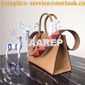 Replica Prada Paradigme light brown Bag 1ba102 2