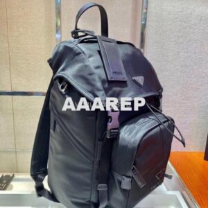 Replica Prada 2VZ135 Nylon Backpack In Black Bag 2