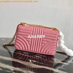 Replica Prada 1BD108 Medium Leather Prada Diagramme Bag Pink 2