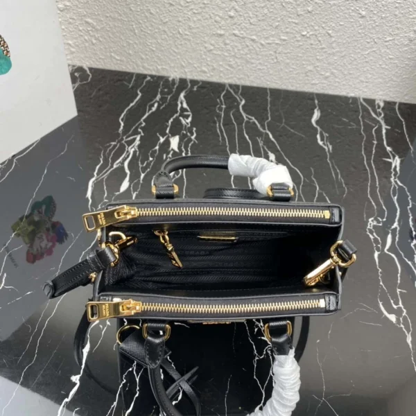 Replica Prada 1BA906 Prada Galleria Saffiano leather mini-bag Black 9