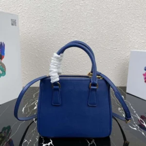 Replica Prada 1BA906 Prada Galleria Saffiano leather mini-bag Light Blue