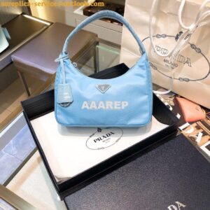 Replica Prada Re-Edition 2000 Nylon Mini-Bag 1NE515 Astral Blue