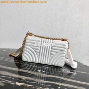 Replica Prada 1BD108 Medium Leather Prada Diagramme Bag White 2