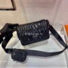 Replica Prada 1BD291 Prada System nappa leather patchwork bag Apricot 2