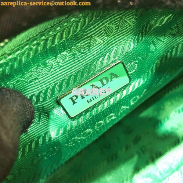 Replica Prada Re-Edition 2000 Nylon Mini-Bag 1NE515 Green 9