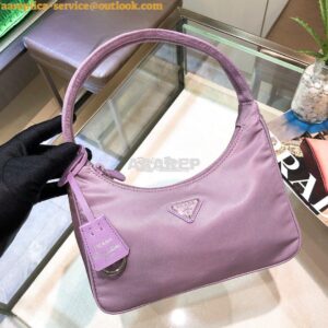 Replica Prada Re-Edition 2000 Nylon Mini-Bag 1NE515 Lavender