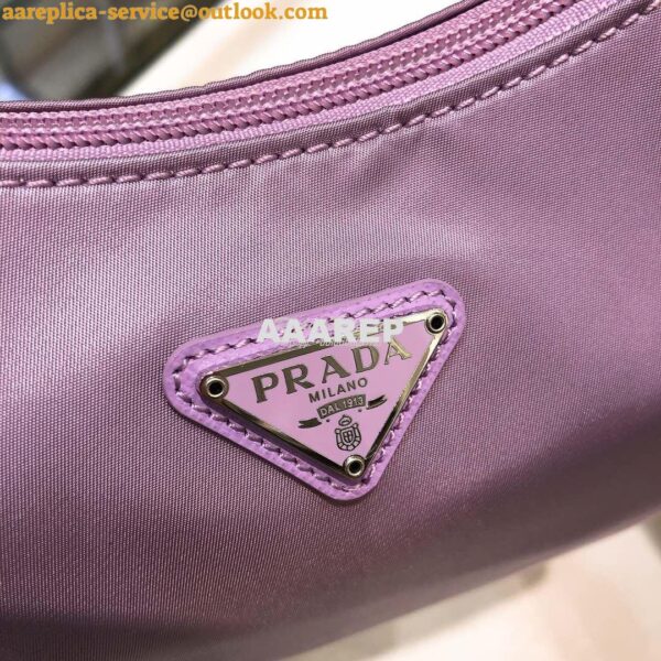 Replica Prada Re-Edition 2000 Nylon Mini-Bag 1NE515 Lavender 8