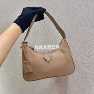 Replica Prada Re-Edition 2000 Nylon Mini-Bag 1NE515 Nude 2