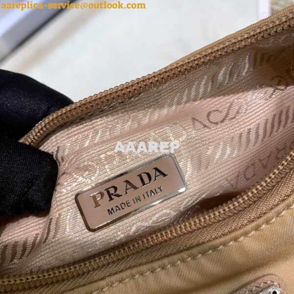 Replica Prada Re-Edition 2000 Nylon Mini-Bag 1NE515 Nude 12