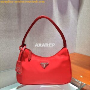 Replica Prada Re-Edition 2000 Nylon Mini-Bag 1NE515 Red 2