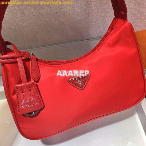 Replica Prada Re-Edition 2000 Nylon Mini-Bag 1NE515 Red 6