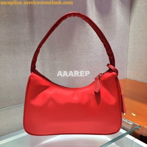 Replica Prada Re-Edition 2000 Nylon Mini-Bag 1NE515 Red 11