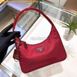 Replica Prada Re-Edition 2000 Nylon Mini-Bag 1NE515 Wine