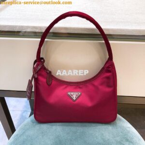 Replica Prada Re-Edition 2000 Nylon Mini-Bag 1NE515 Wine 2