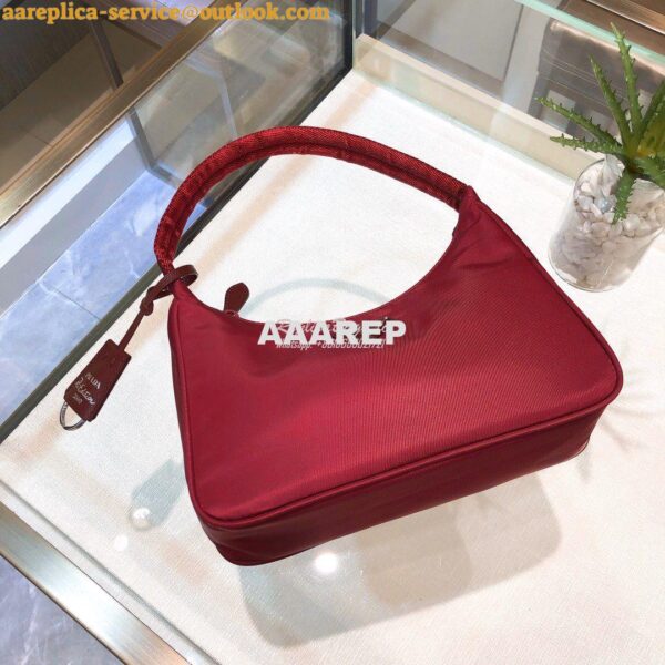 Replica Prada Re-Edition 2000 Nylon Mini-Bag 1NE515 Wine 8