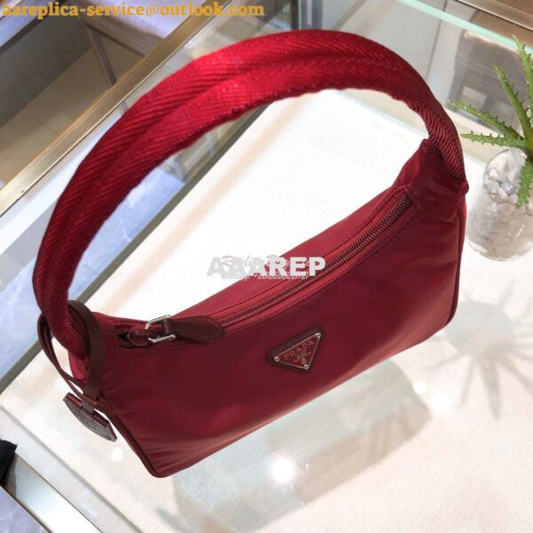 Replica Prada Re-Edition 2000 Nylon Mini-Bag 1NE515 Wine 9