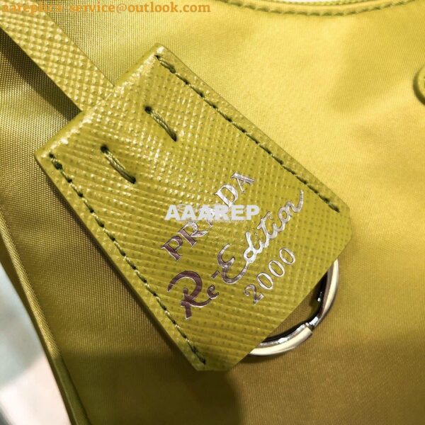 Replica Prada Re-Edition 2000 Nylon Mini-Bag 1NE515 Yellow 7