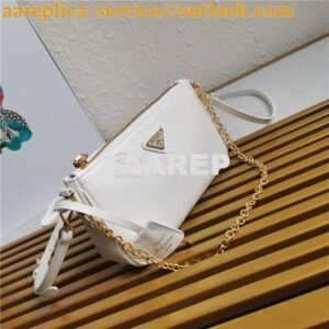 Replica Prada Re-edition 2000 Shoulder Bag 1BH171 White 2