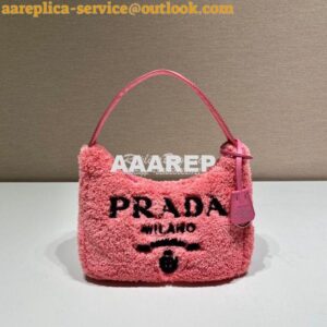 Replica Prada Re-edition 2000 Terry Mini-bag 1NE515 Pink 2