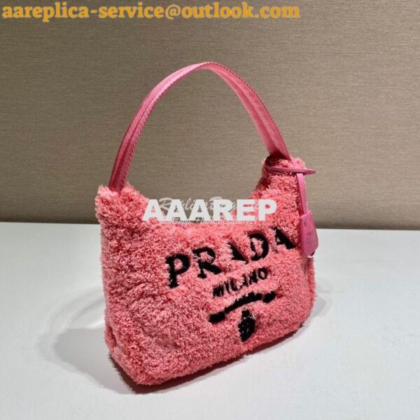 Replica Prada Re-edition 2000 Terry Mini-bag 1NE515 Pink 6