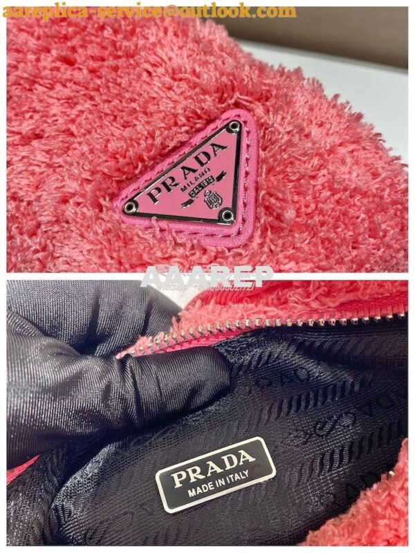 Replica Prada Re-edition 2000 Terry Mini-bag 1NE515 Pink 9