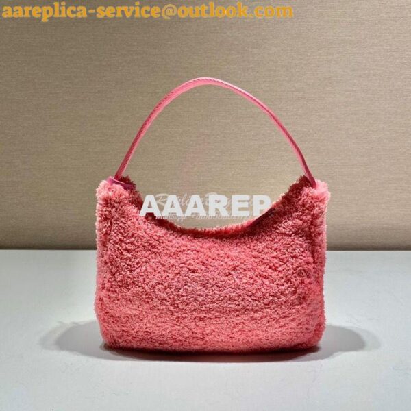 Replica Prada Re-edition 2000 Terry Mini-bag 1NE515 Pink 12