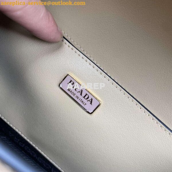 Replica Prada 1BD320 Prada Emblème Saffiano Shoulder Bag Tan 10