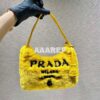 Replica Prada Re-Edition 2002 medium leather shoulder bag 1BC221 Black 2