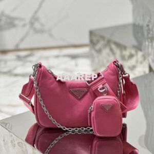 Replica Prada Re-edition 2005 Lambskin Bag 1BH204 Pink