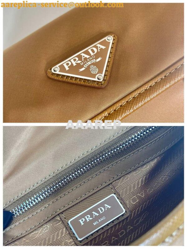 Replica Prada 2VD034 Nylon messenger bag shoulder bag Tan 10