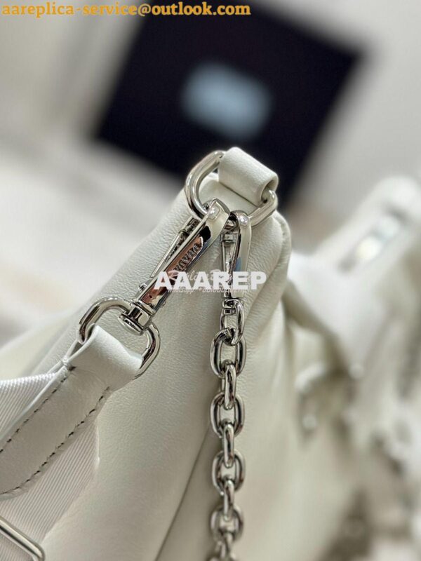 Replica Prada Re-edition 2005 Lambskin Bag 1BH204 White 10