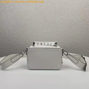 Replica Prada 2VH070 Brique leather bag White