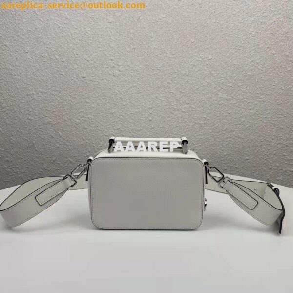 Replica Prada 2VH070 Brique leather bag White 3