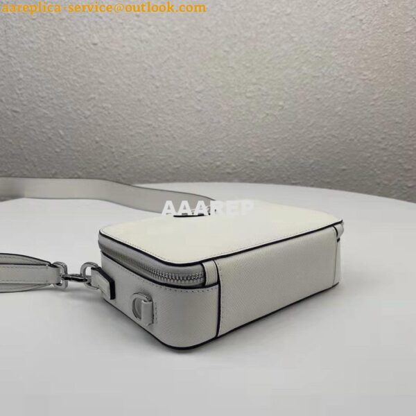 Replica Prada 2VH070 Brique leather bag White 5