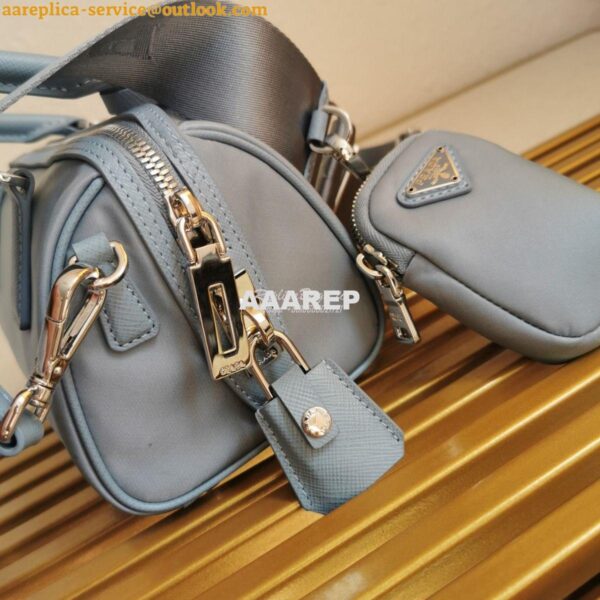 Replica Prada Re-Edition 2005 Nylon Bag 1BB846 Astral Blue 7