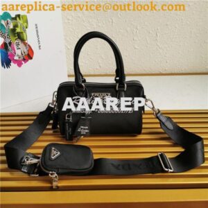 Replica Prada Re-Edition 2005 Nylon Bag 1BB846 Black