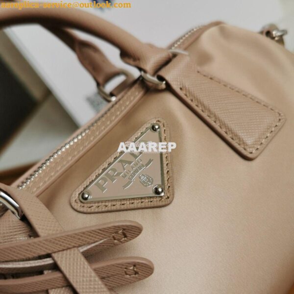 Replica Prada Re-Edition 2005 Nylon Bag 1BB846 Nude 5