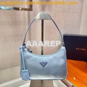 Replica Prada Re-edition 2005 Re-nylon Mini Bag with Saffiano Leather 2