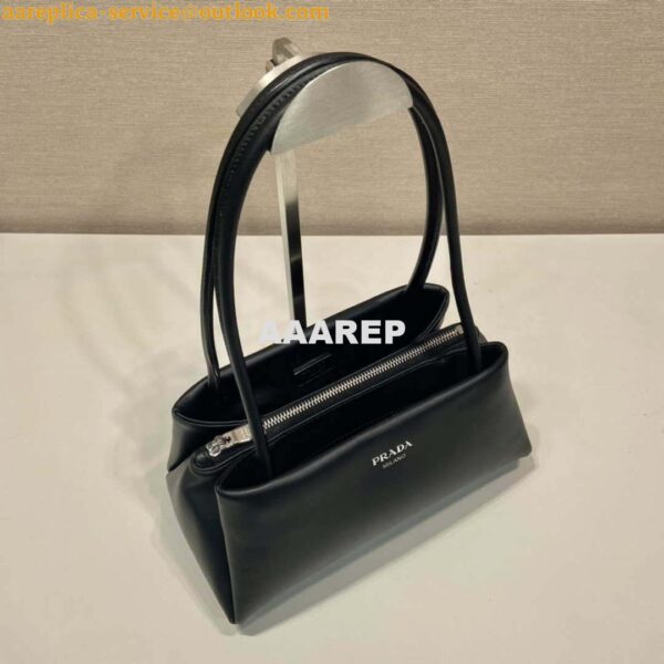 Replica Prada 1BA368 Leather mini-bag Bag Black 5